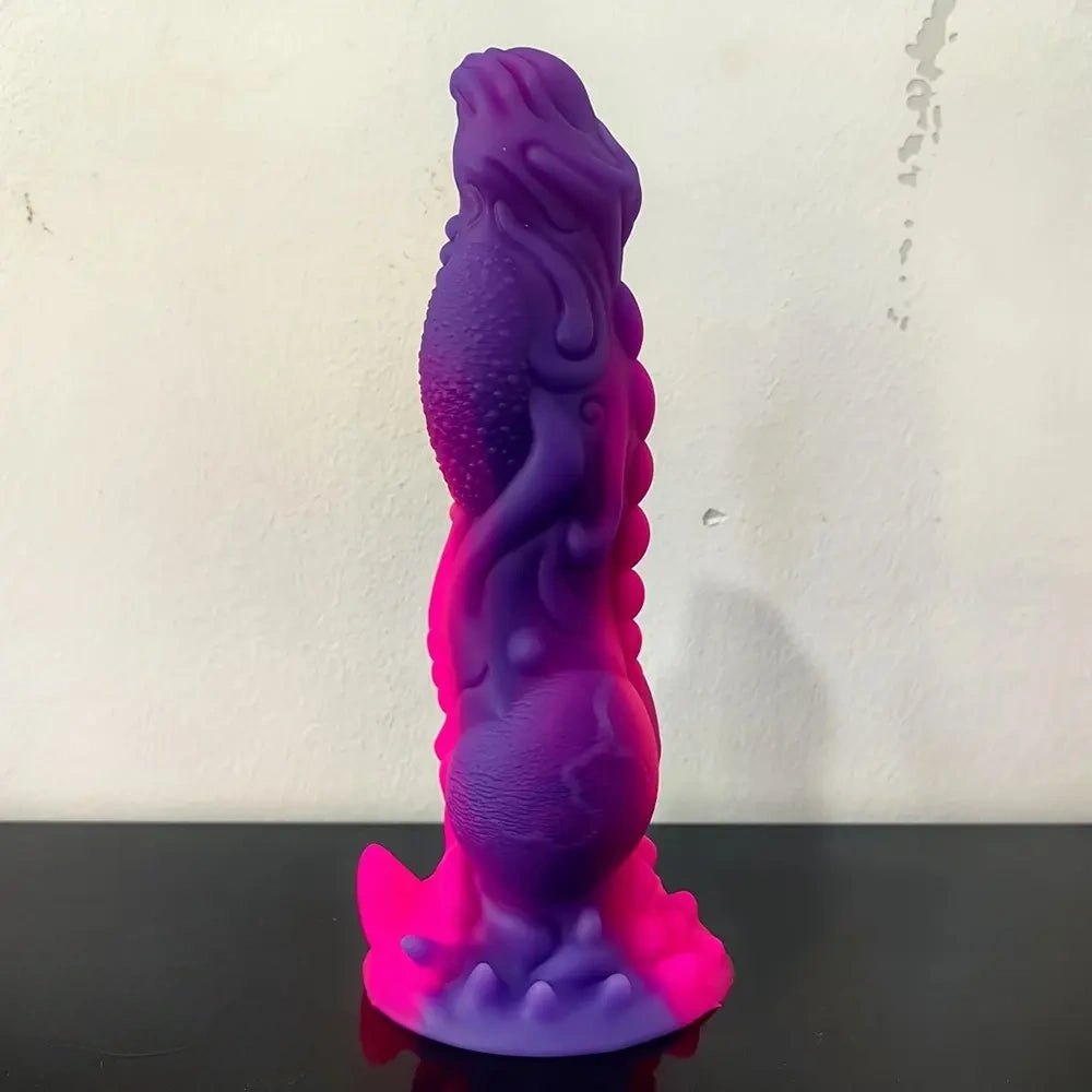 Dragon Scale Fantasy Dildo 9in - Fantasy Silicone Dildo