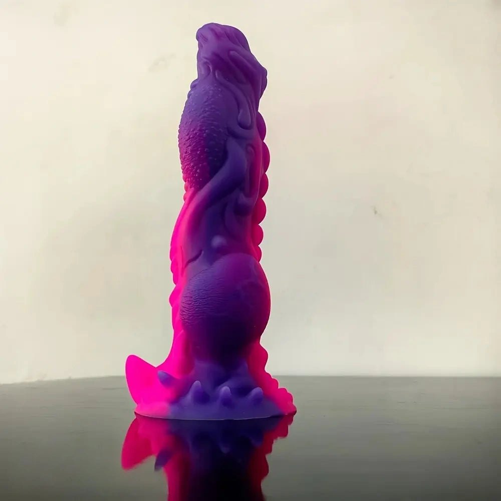 Dragon Scale Fantasy Dildo 9in - Fantasy Silicone Dildo