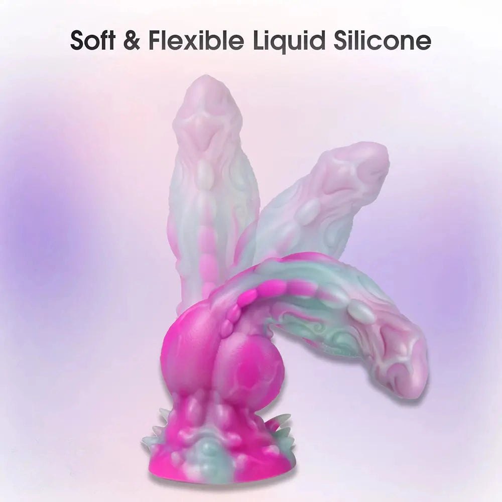Dragon Scale Fantasy Dildo 9in - Fantasy Silicone Dildo