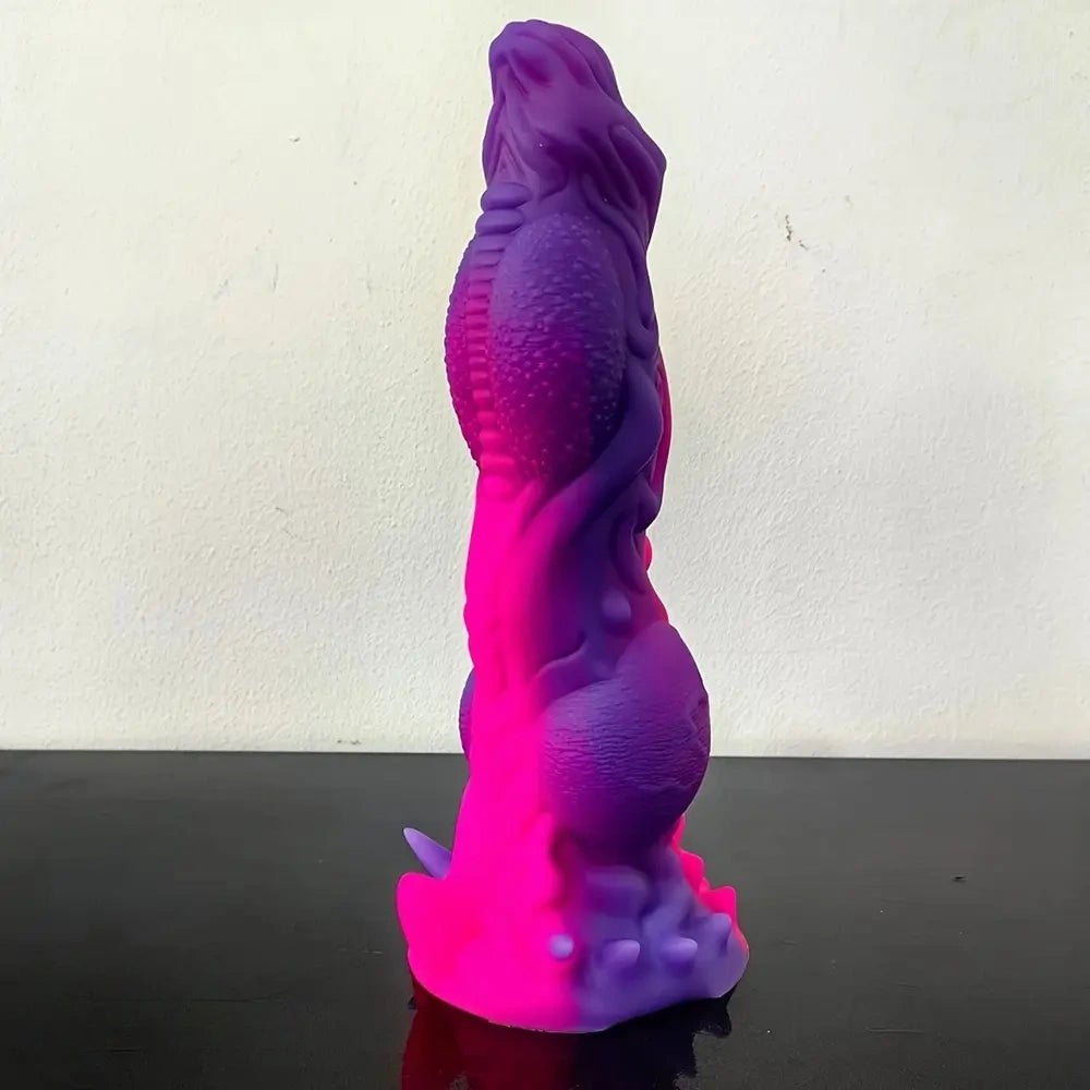 Dragon Scale Fantasy Dildo 9in - Fantasy Silicone Dildo