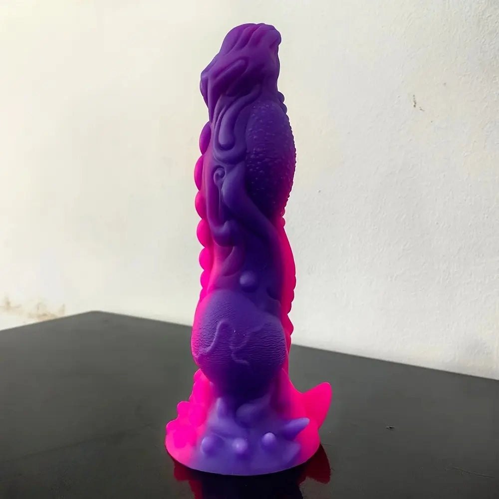 Dragon Scale Fantasy Dildo 9in - Fantasy Silicone Dildo