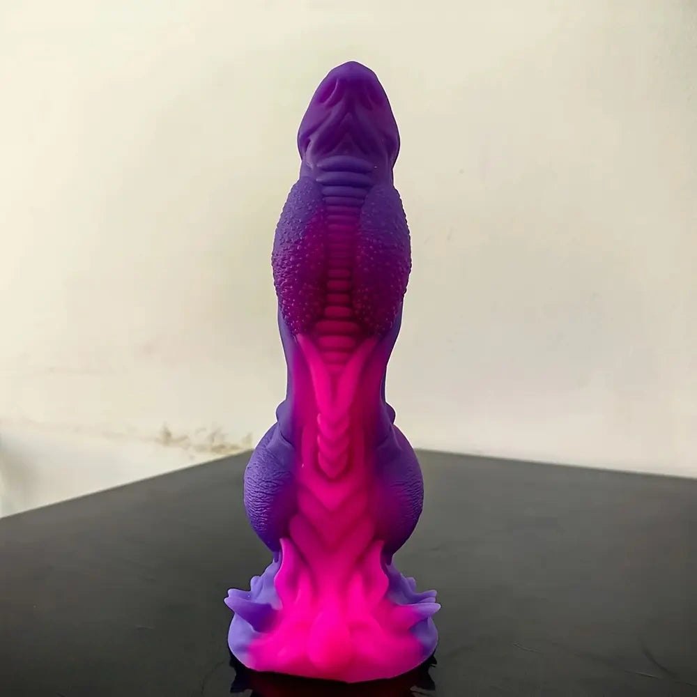 Dragon Scale Fantasy Dildo 9in - Fantasy Silicone Dildo
