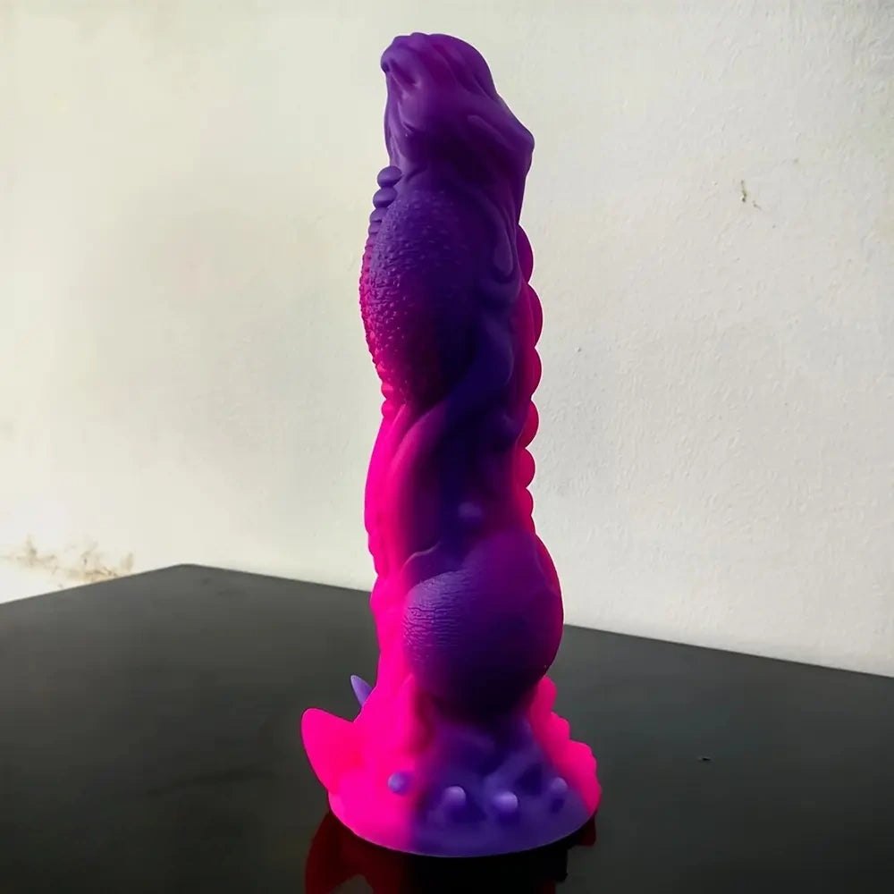 Dragon Scale Fantasy Dildo 9in - Fantasy Silicone Dildo