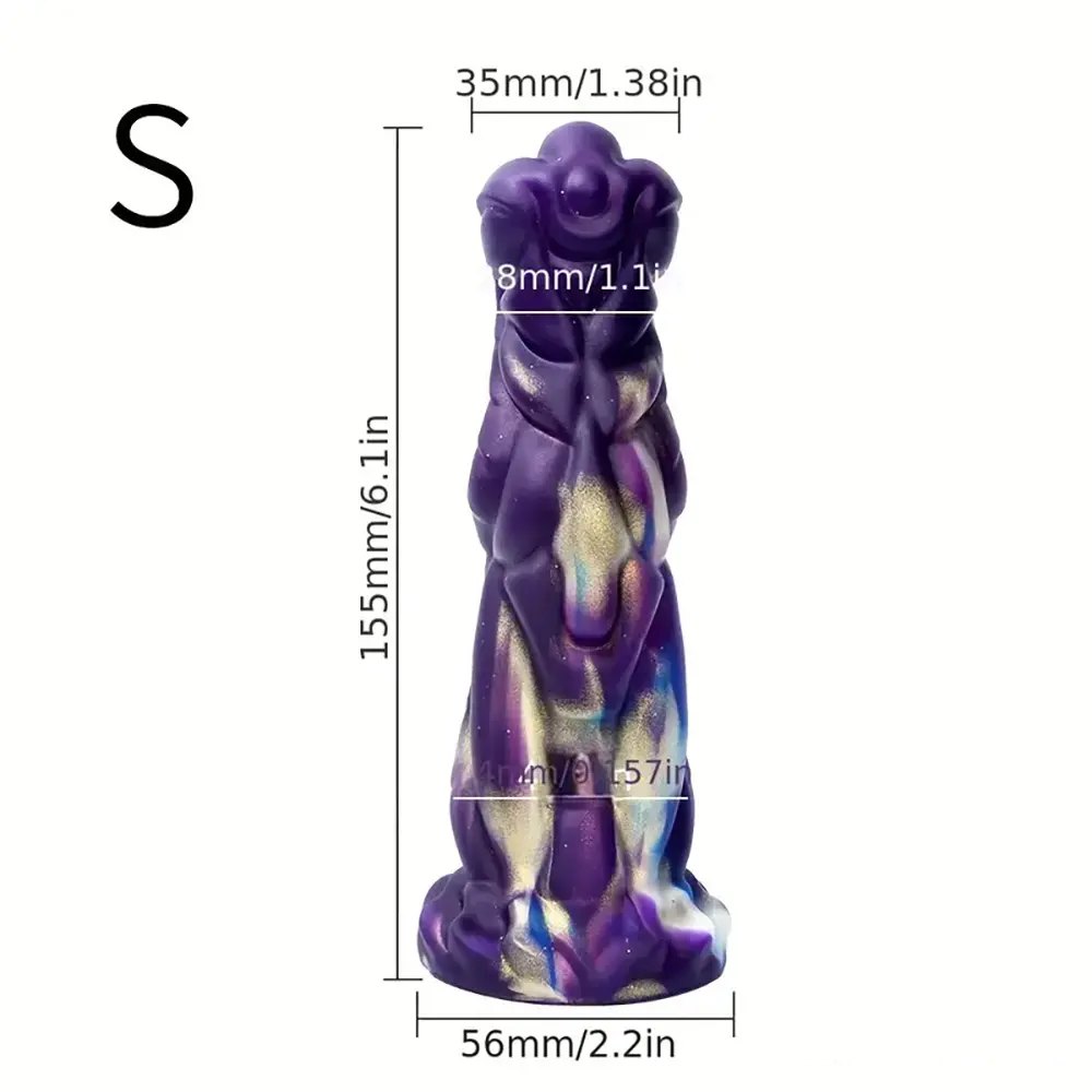 Dragon Scale Fantasy Dildo - Silicone Dragon Style Dildo