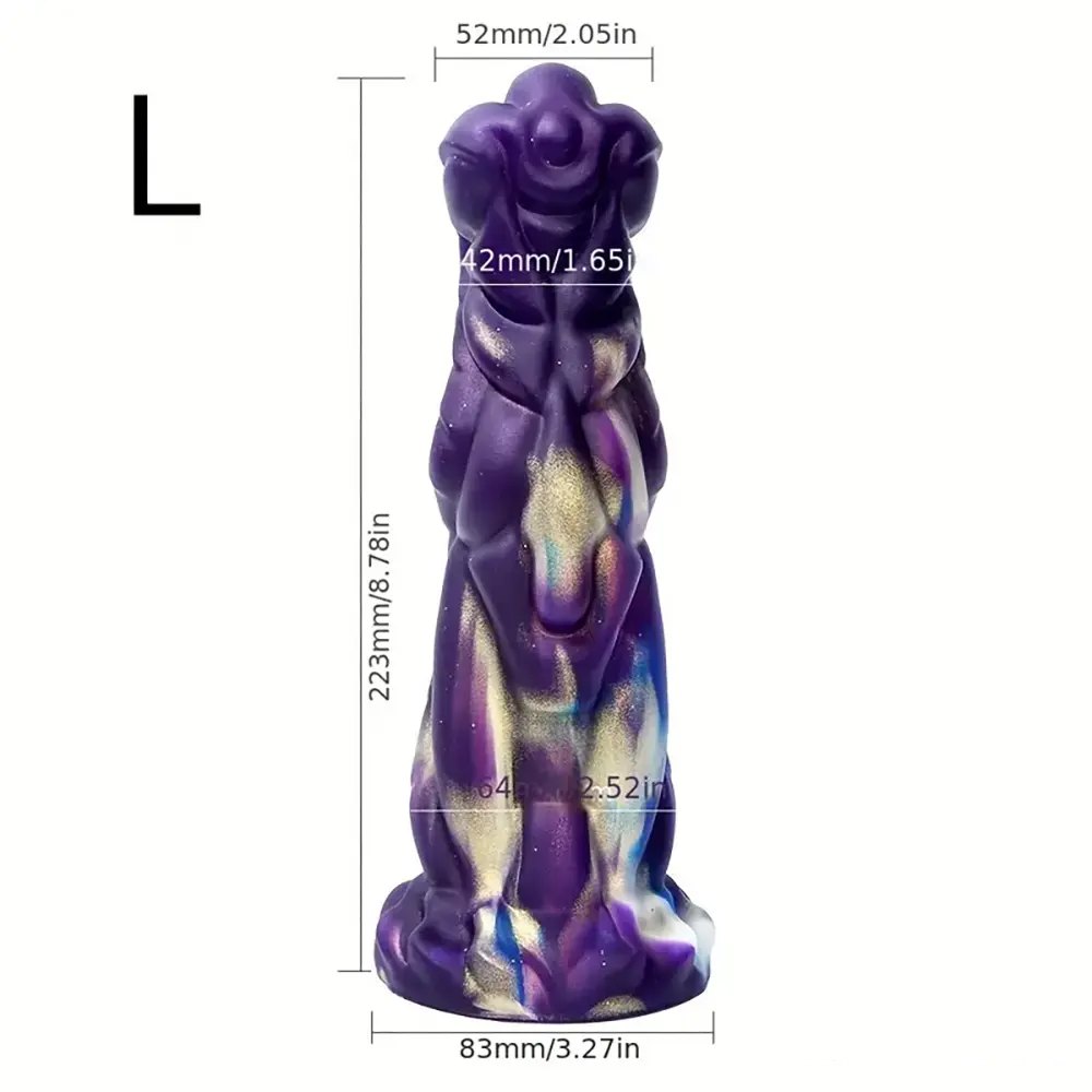Dragon Scale Fantasy Dildo - Silicone Dragon Style Dildo