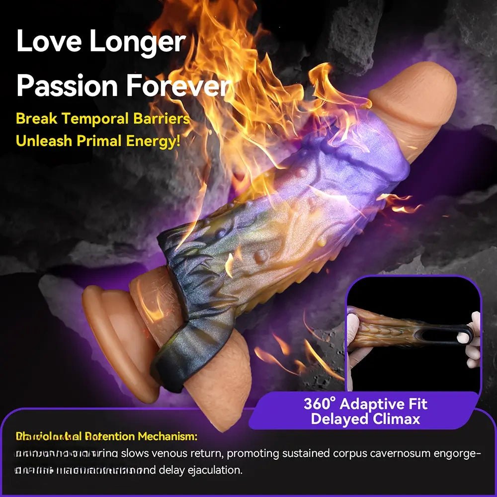 Dragon Scale Fantasy Sleeve - Silicone Fantasy Cock Sleeve