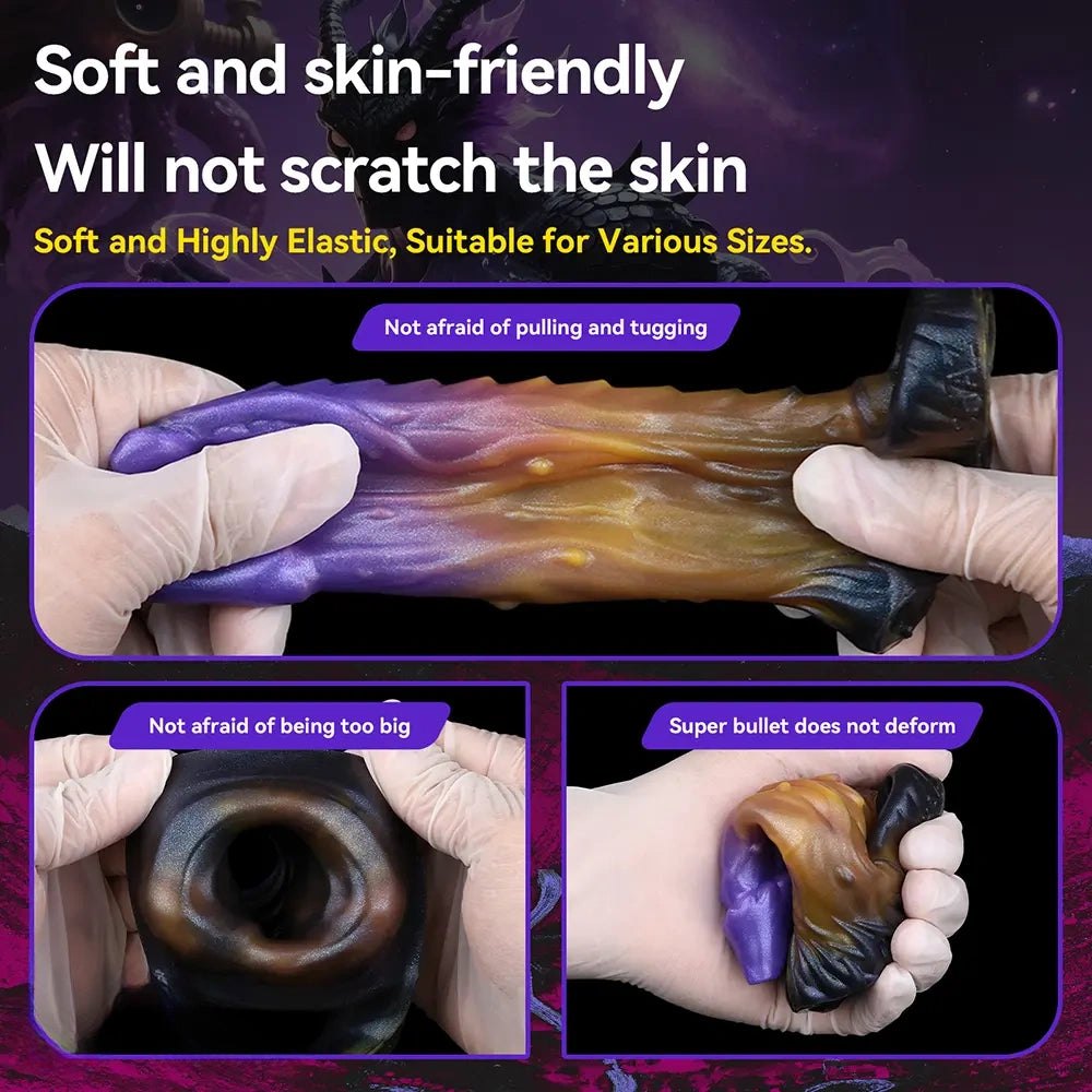 Dragon Scale Fantasy Sleeve - Silicone Fantasy Cock Sleeve