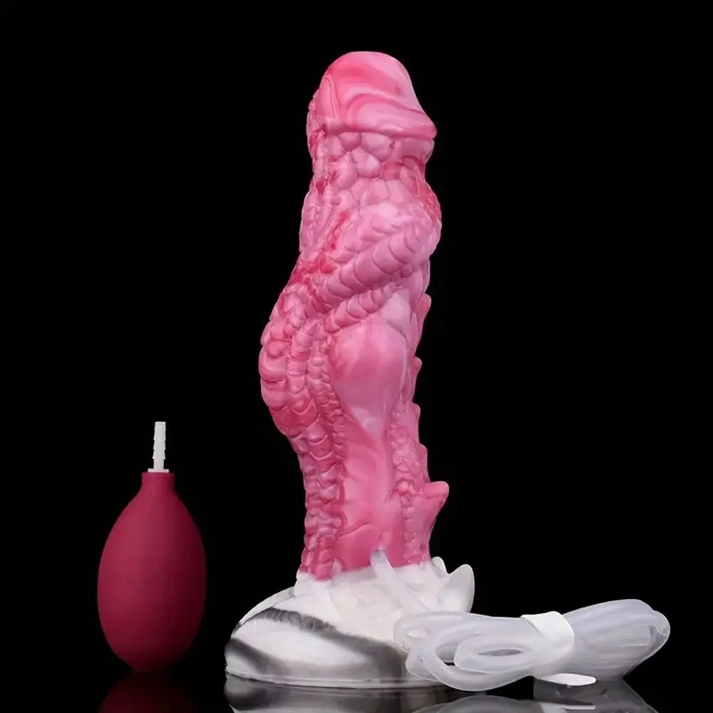 Dragon Scale Fantasy Dildo - Squirting Alien Dragon Dildo