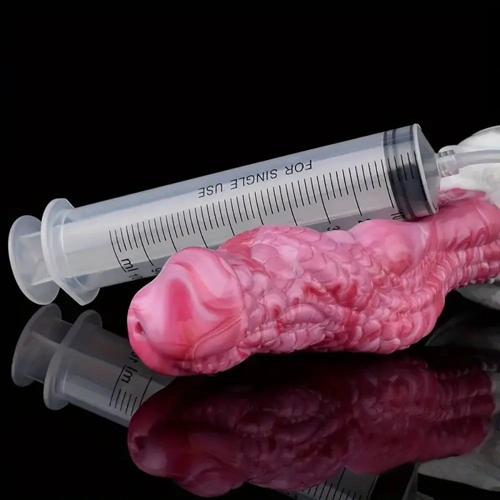 Dragon Scale Fantasy Dildo - Squirting Alien Dragon Dildo