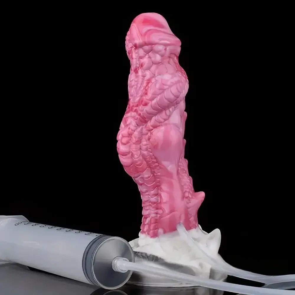 Dragon Scale Fantasy Dildo - Squirting Alien Dragon Dildo