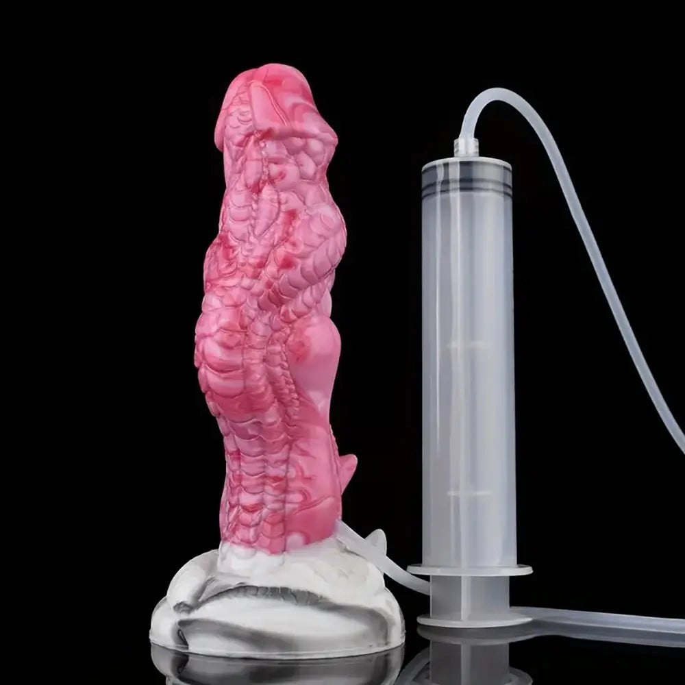 Dragon Scale Fantasy Dildo - Squirting Alien Dragon Dildo