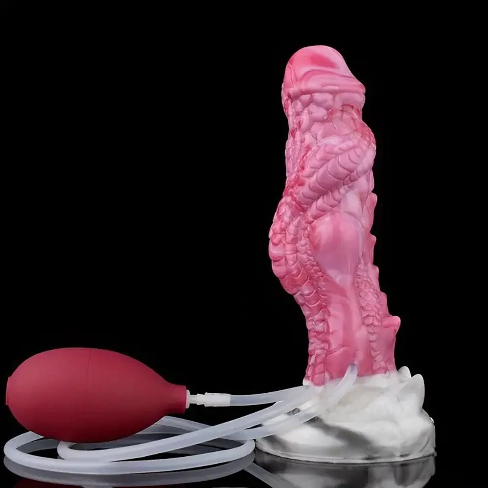 Dragon Scale Fantasy Dildo - Squirting Alien Dragon Dildo