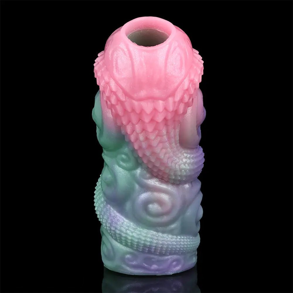 Dragon Scale Hollow Sleeve - Silicone Fantasy Dildo Sleeve