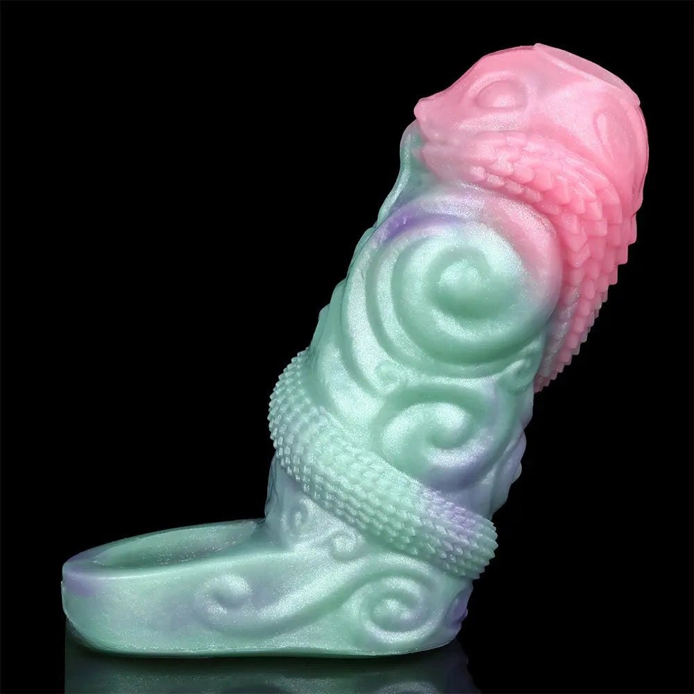 Dragon Scale Hollow Sleeve - Silicone Fantasy Dildo Sleeve