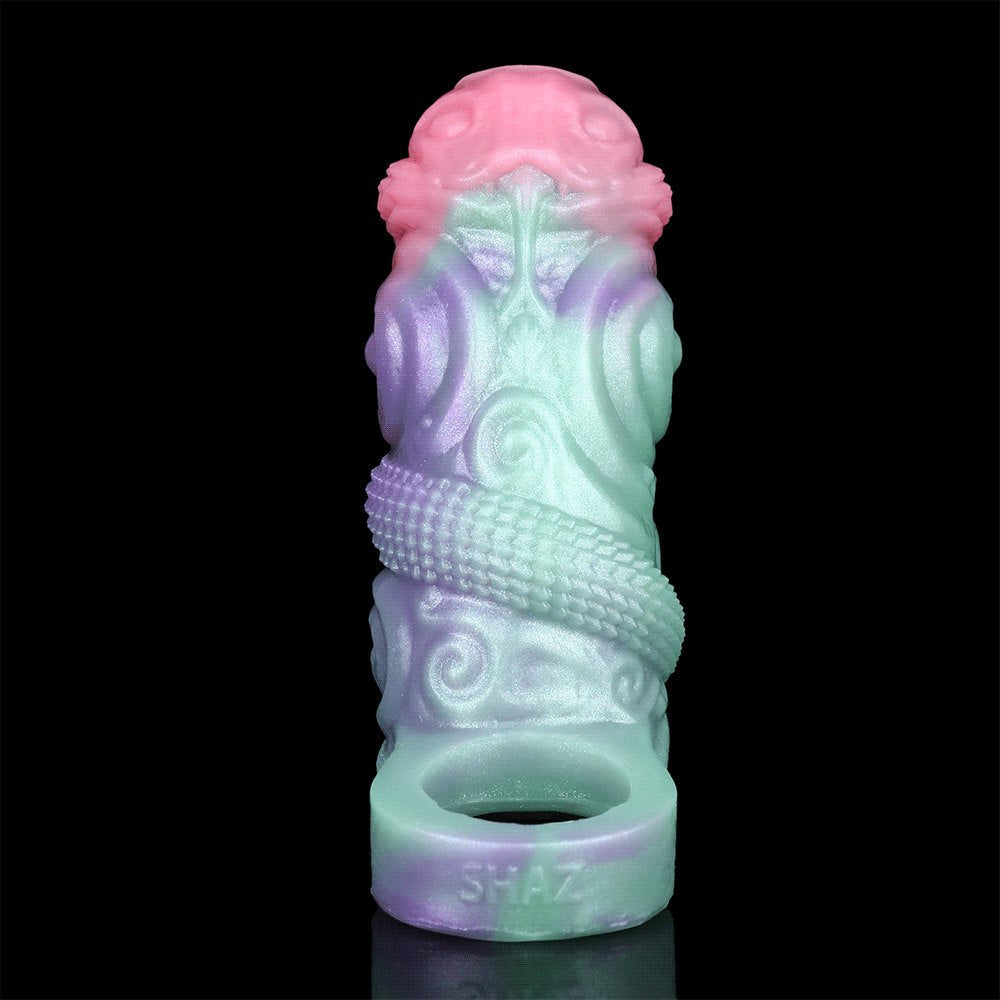 Dragon Scale Hollow Sleeve - Silicone Fantasy Dildo Sleeve