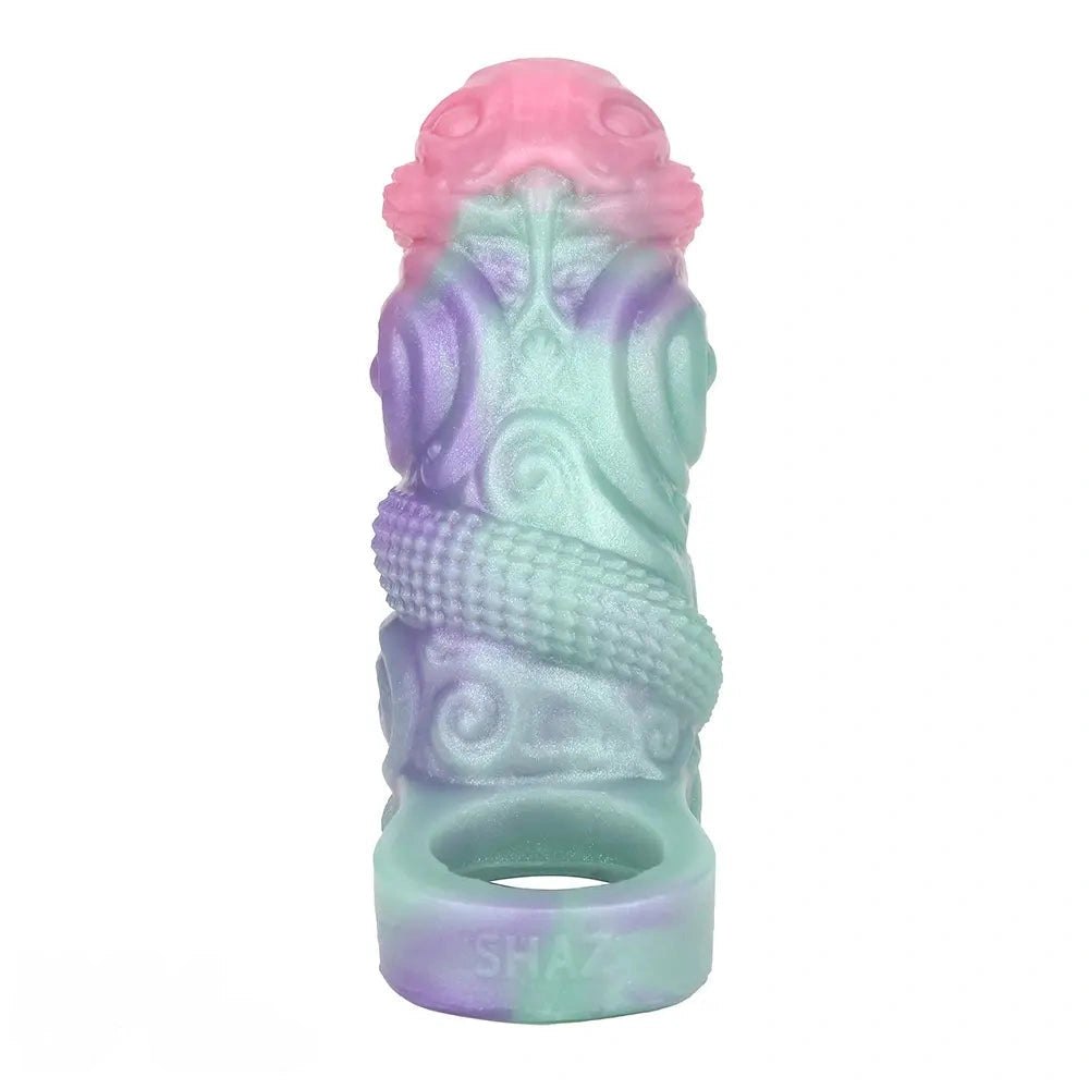 Dragon Scale Hollow Sleeve - Silicone Fantasy Dildo Sleeve