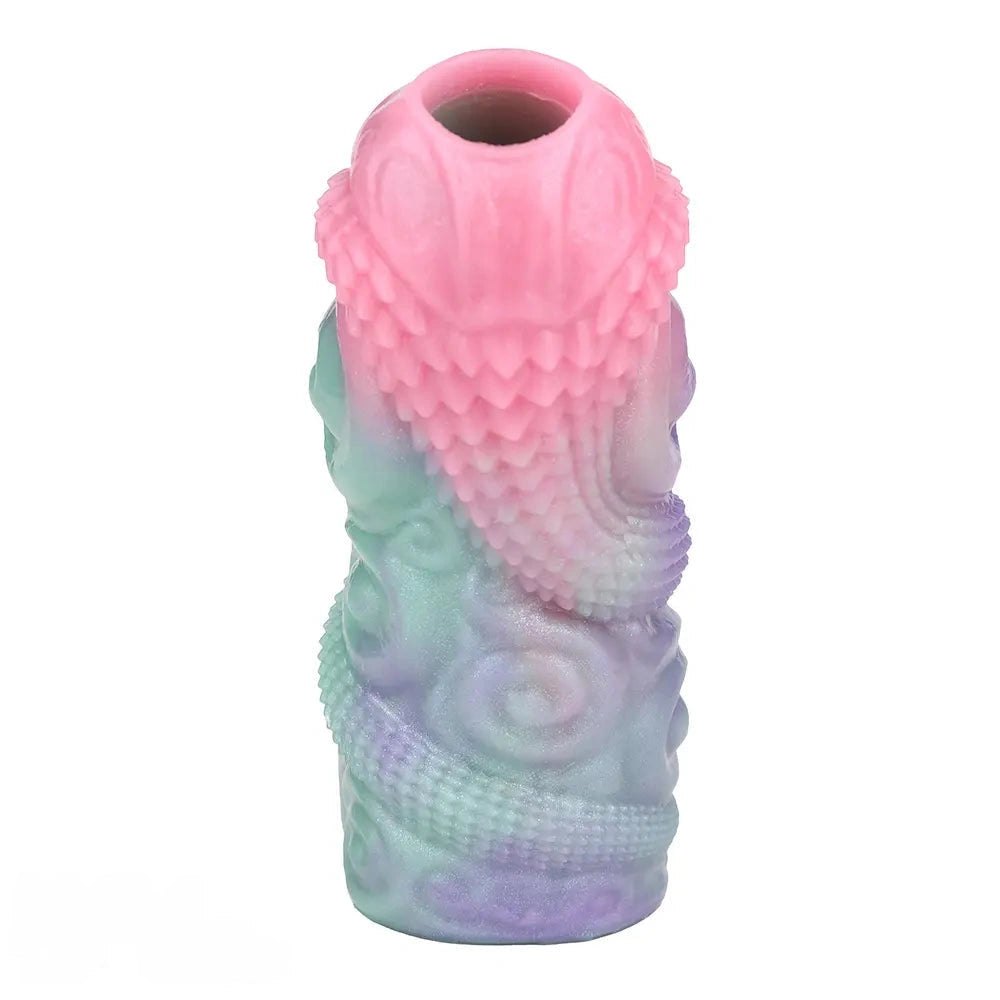 Dragon Scale Hollow Sleeve - Silicone Fantasy Dildo Sleeve