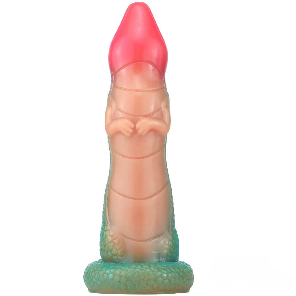 Dragon Scale Ombre Fantasy Dildo - Silicone Monster Dildo
