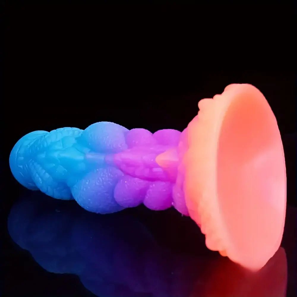 Dragon Scale Fantasy Dildo - Colorful Silicone Dragon Dildo