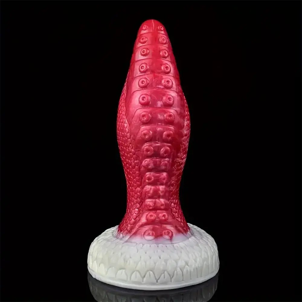 Dragon Scale Fantasy Dildo 9 in - Silicone Fantasy Dildo