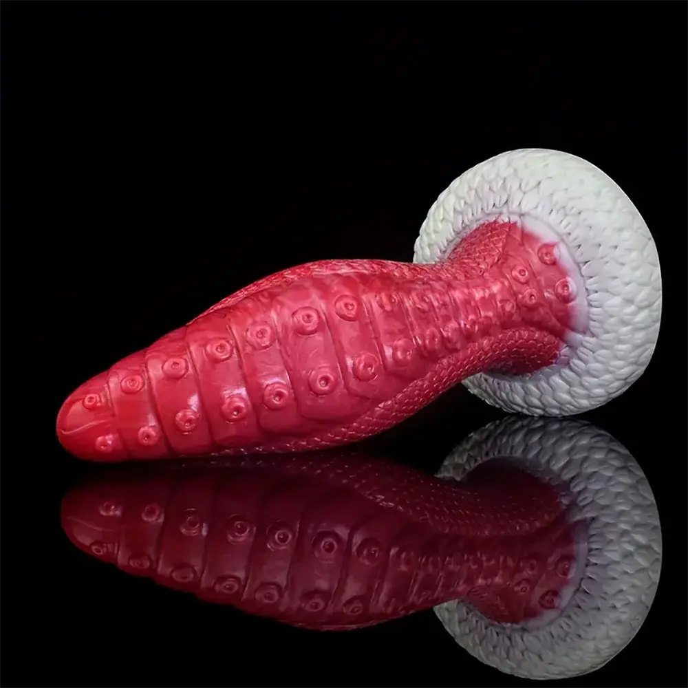 Dragon Scale Fantasy Dildo 9 in - Silicone Fantasy Dildo
