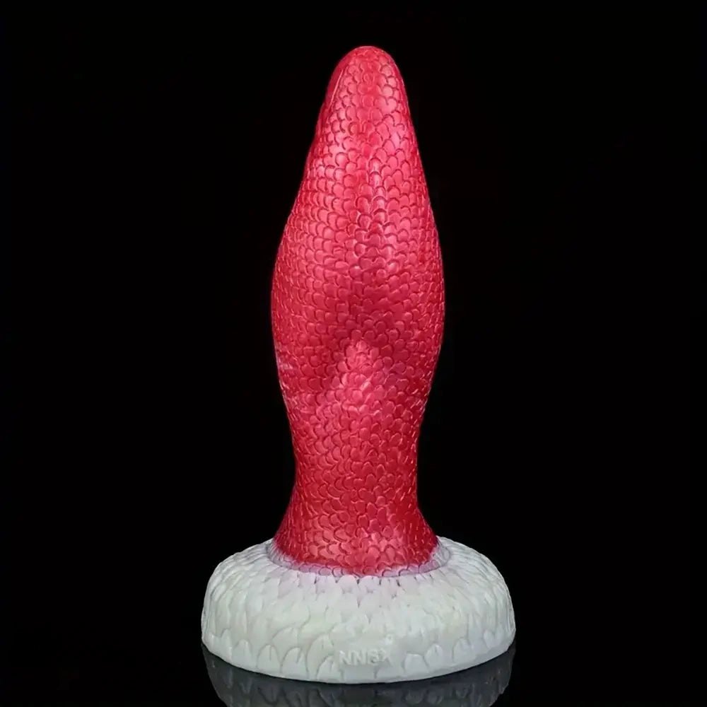Dragon Scale Fantasy Dildo 9 in - Silicone Fantasy Dildo
