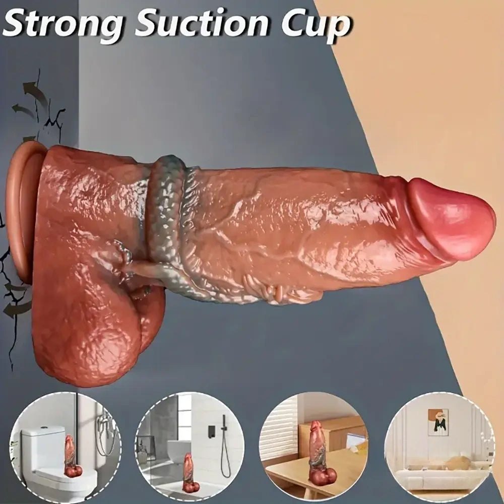 Dragon Scale Fantasy Dildo - Silicone Monster Dildo