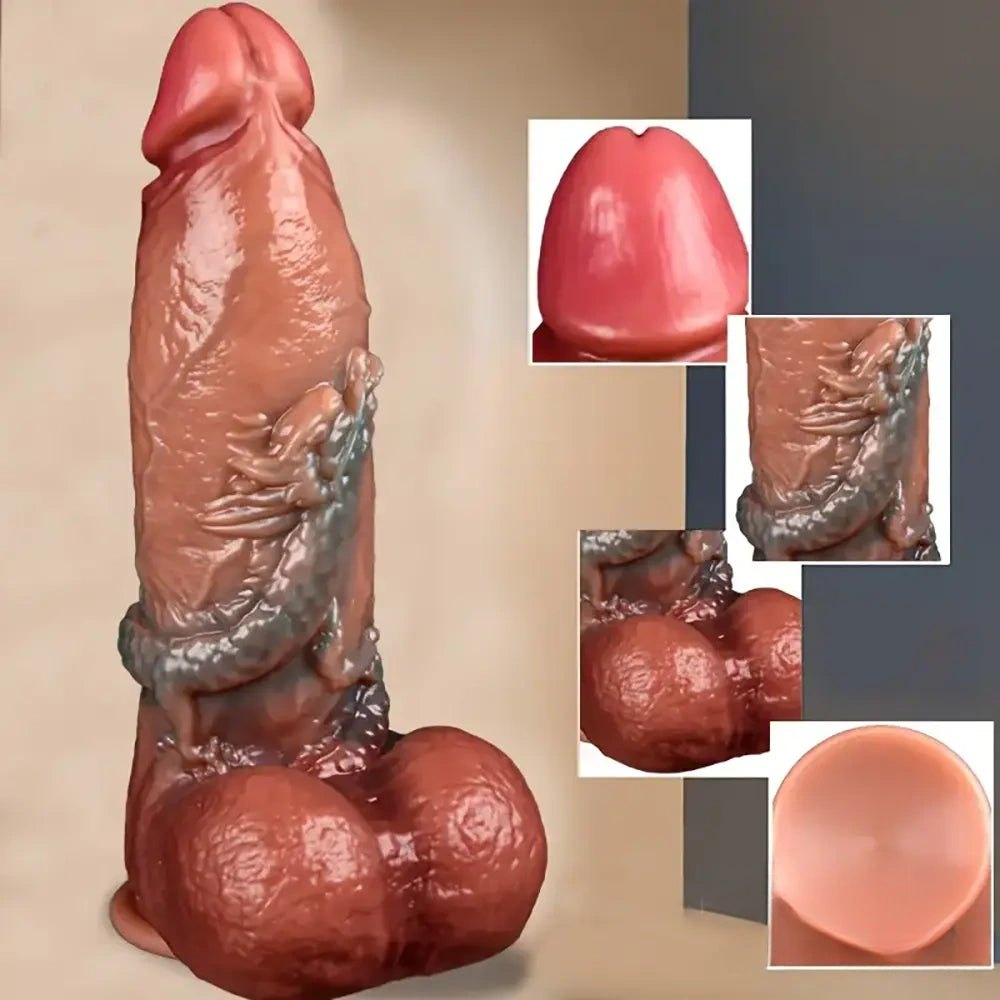 Dragon Scale Fantasy Dildo - Silicone Monster Dildo