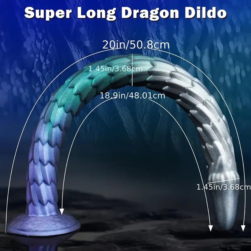 Dragon Scale Fantasy Dildo - Silicone Monster Dildo