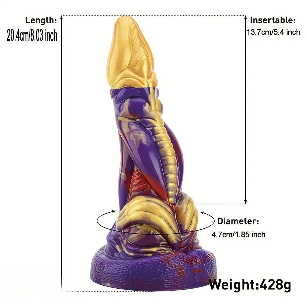 Dragon Scale Fantasy Dildo - Silicone Monster Dildo