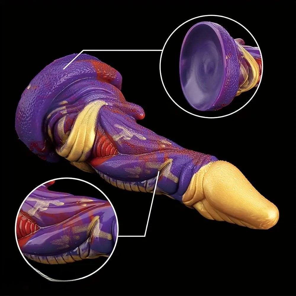 Dragon Scale Fantasy Dildo - Silicone Monster Dildo