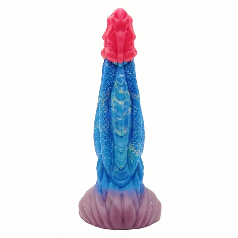 Dragon Scale Fantasy Dildo 8.86in - Silicone Monster Dildo