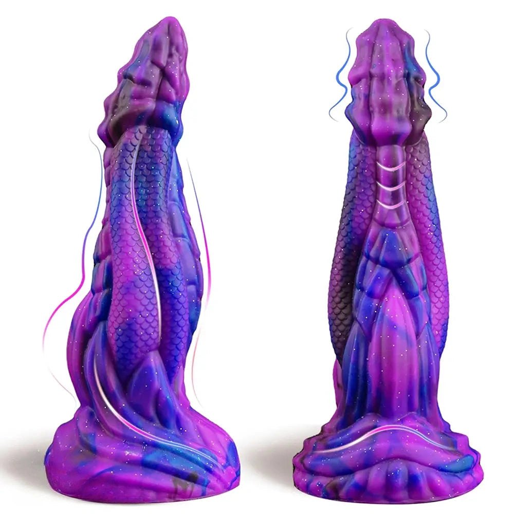 Dragon Scale Fantasy Dildo 8.86in - Silicone Monster Dildo