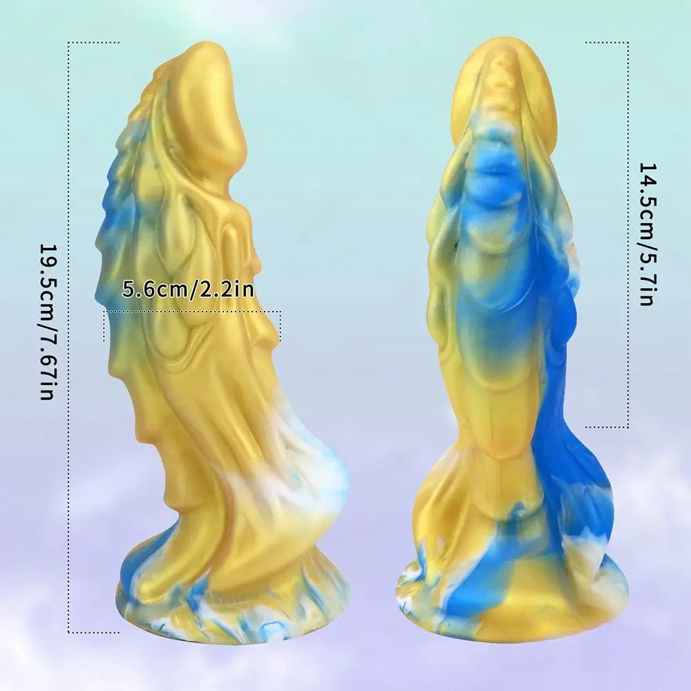 Dragon Scale Fantasy Dildo 7.67in - Silicone Dragon Dildo