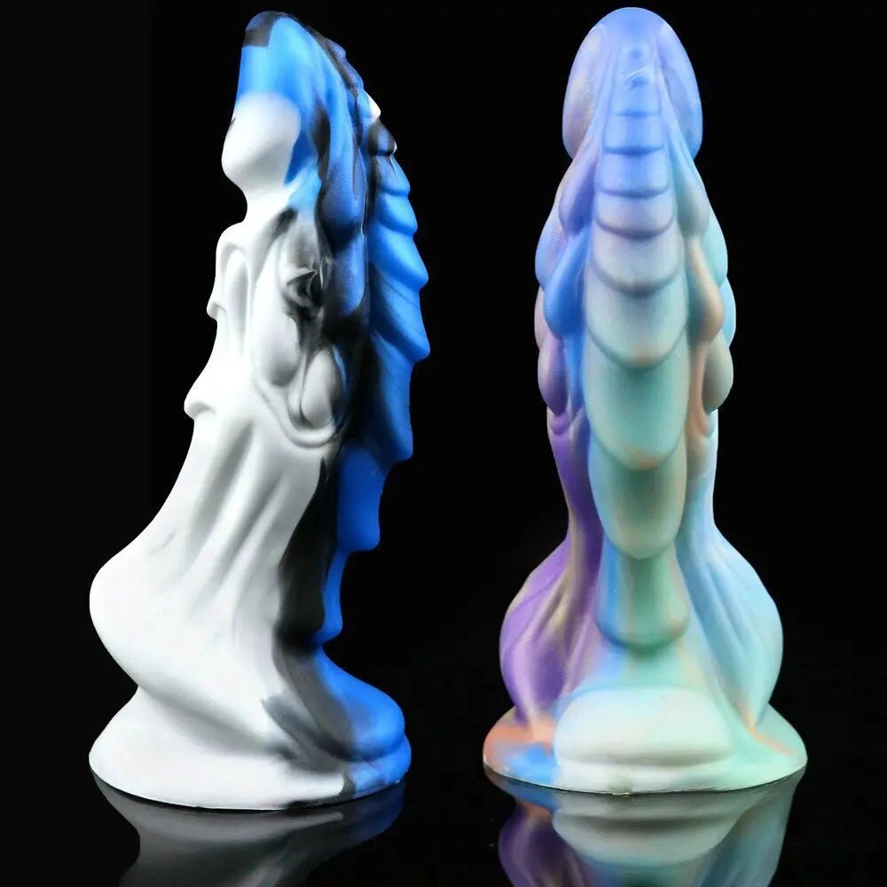 Dragon Scale Fantasy Dildo 7.67in - Silicone Dragon Dildo