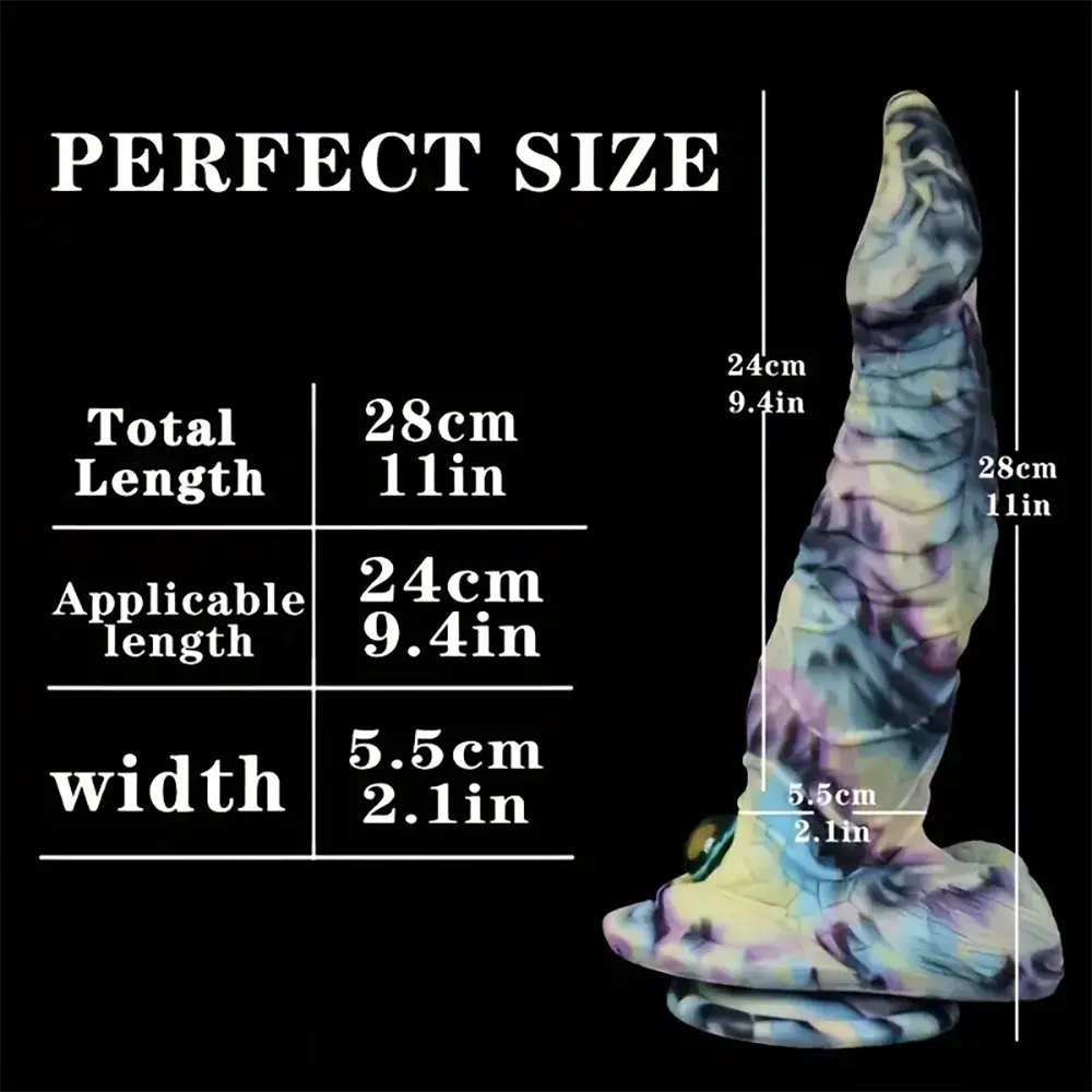 Dragon Scale Fantasy Dildo - Silicone Monster Dildo