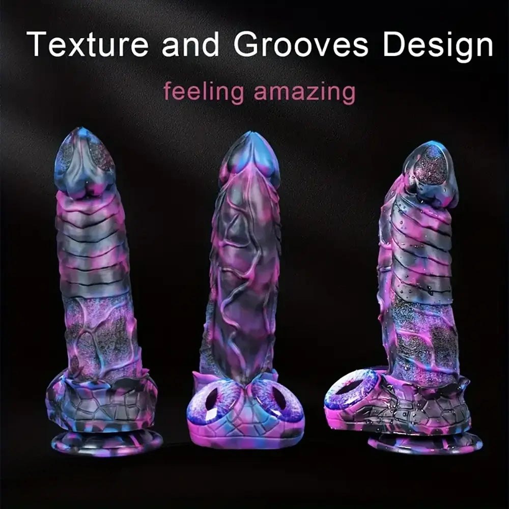 Dragon Scale Fantasy Dildo - Silicone Monster Dildo