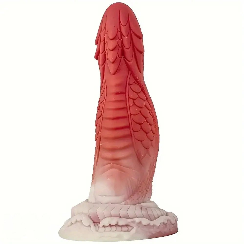 Dragon Scale Fantasy Dildo 8 in - Silicone Monster Dildo