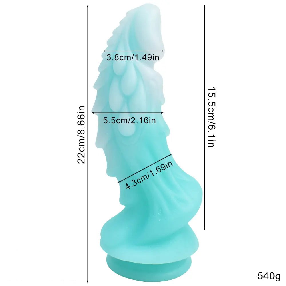 Dragon Scale Fantasy Dildo - Silicone Monster Dildo