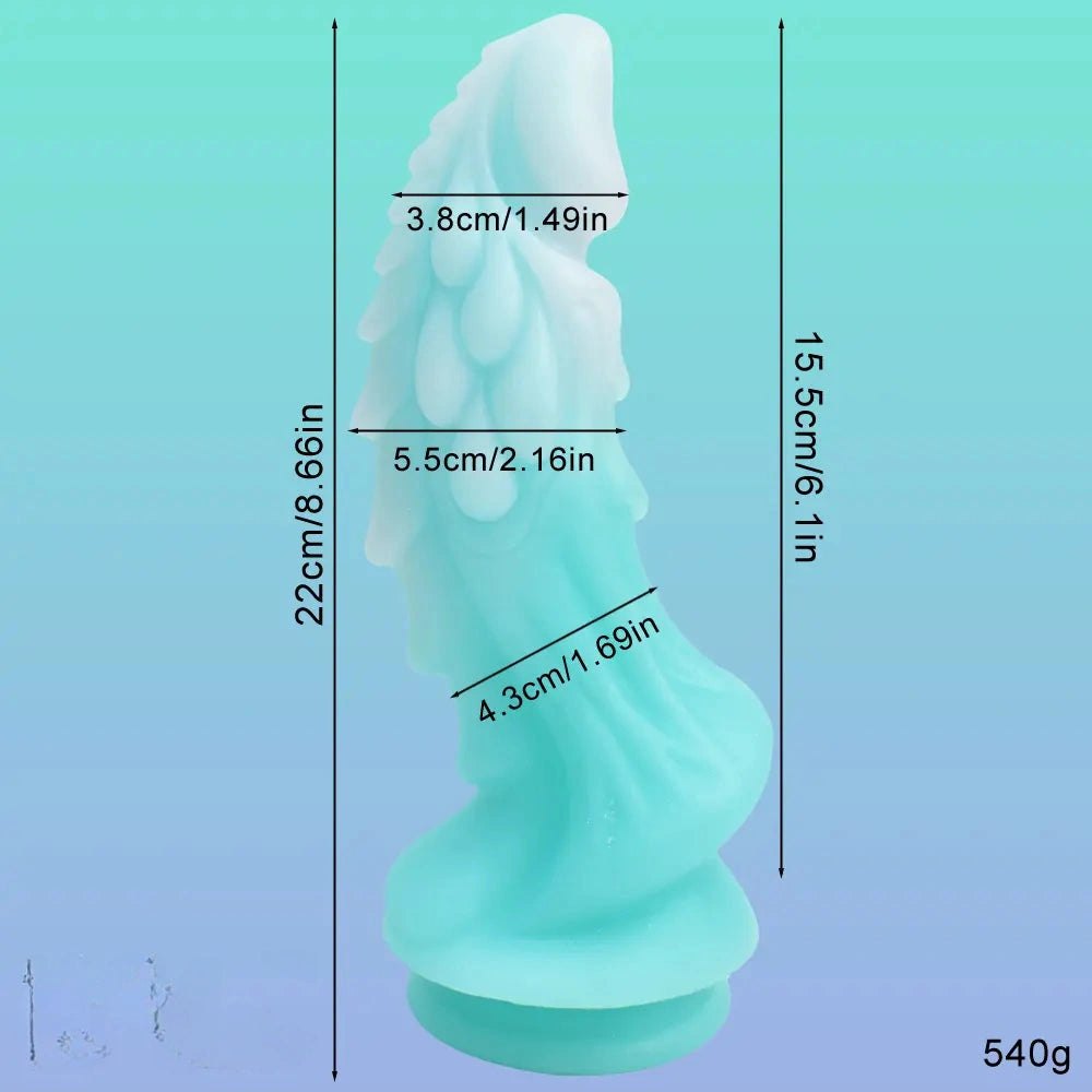 Dragon Scale Fantasy Dildo - Silicone Monster Dildo