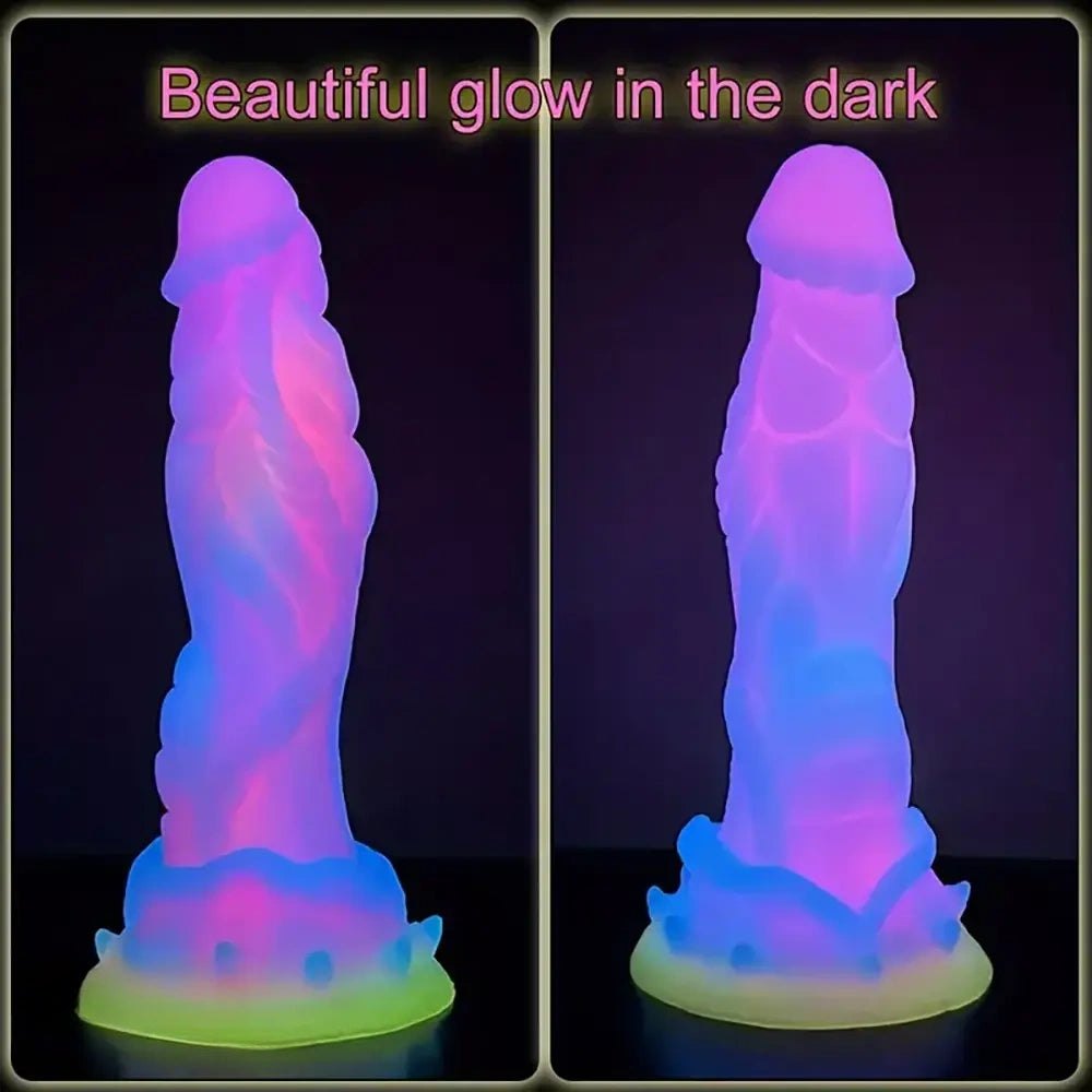 Dragon Scale Fantasy Dildo 8.66 in - Silicone Monster Dildo