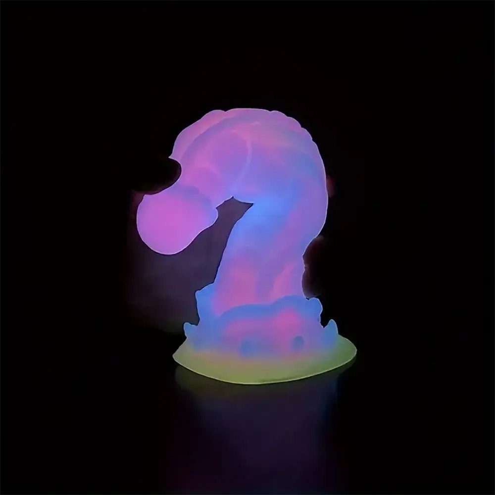 Dragon Scale Fantasy Dildo 8.66 in - Silicone Monster Dildo