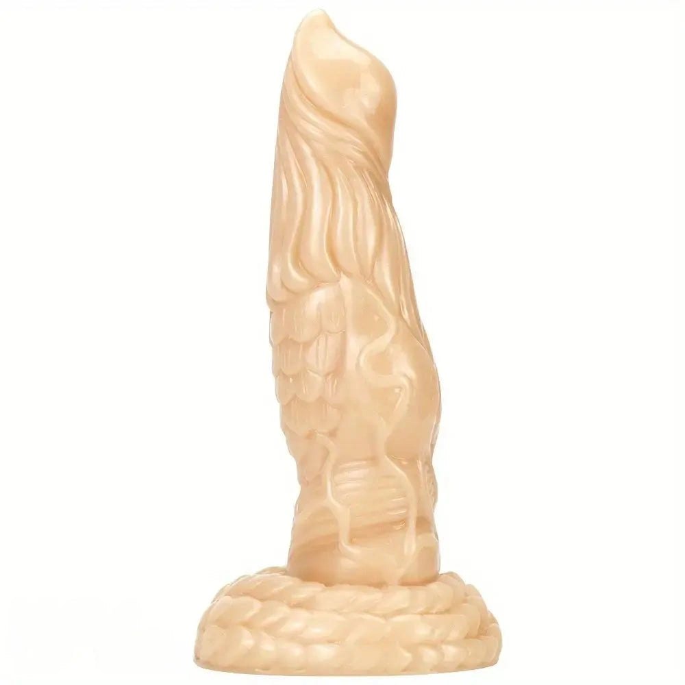 Dragon Scale Textured Realistic Dildo - Silicone Dildo