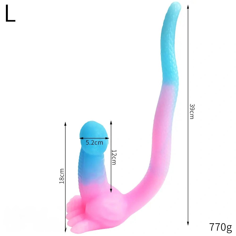 Dragon Tail Fantasy Dildo - Silicone Monster Dildo