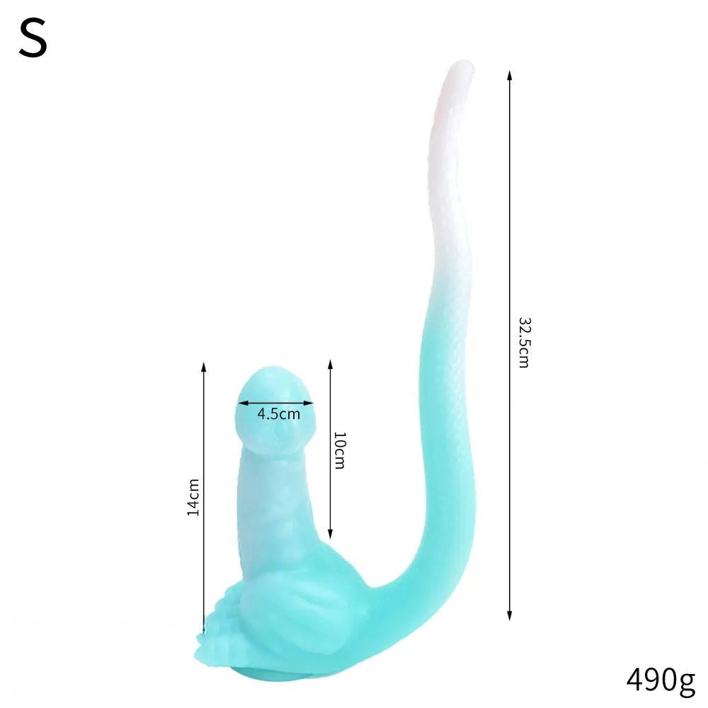 Dragon Tail Fantasy Dildo - Silicone Monster Dildo