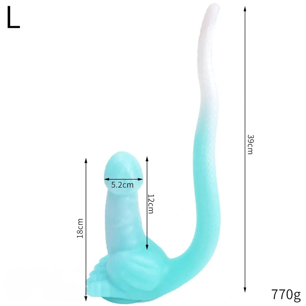 Dragon Tail Fantasy Dildo - Silicone Monster Dildo