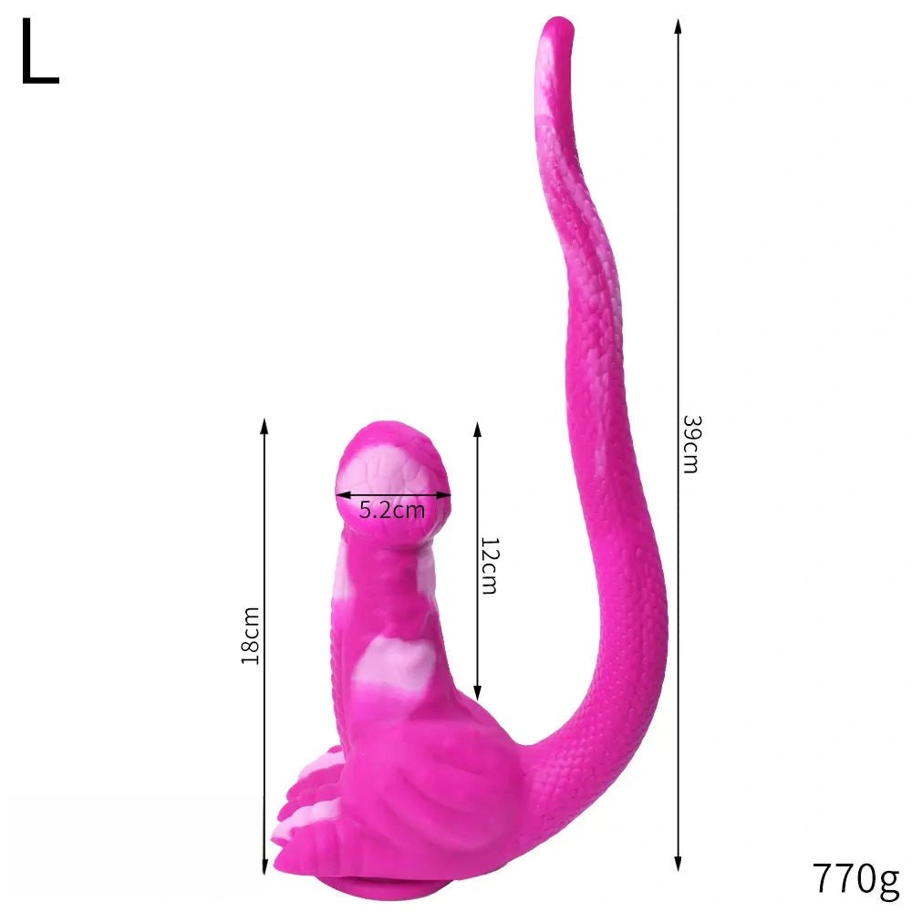 Dragon Tail Fantasy Dildo - Silicone Monster Dildo