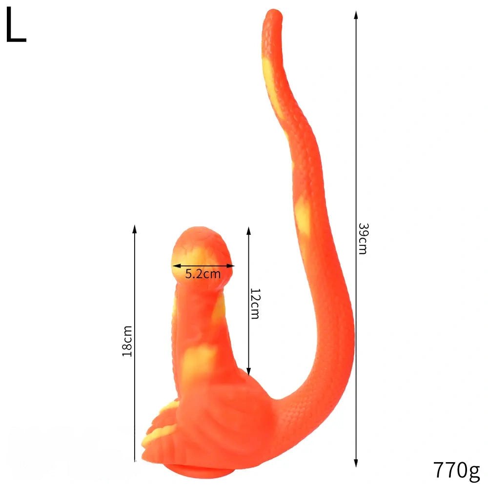 Dragon Tail Fantasy Dildo - Silicone Monster Dildo