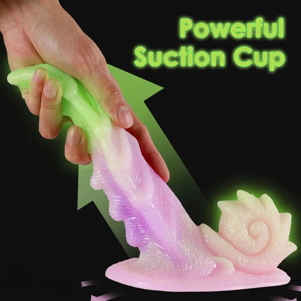 Dragon Tentacle Glow Fantasy Dildo - Silicone Monster Dildo
