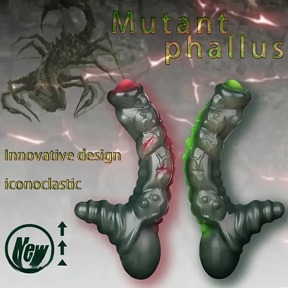Draped Fantasy Dildo 9.1 in - Monster Fantasy Dildo
